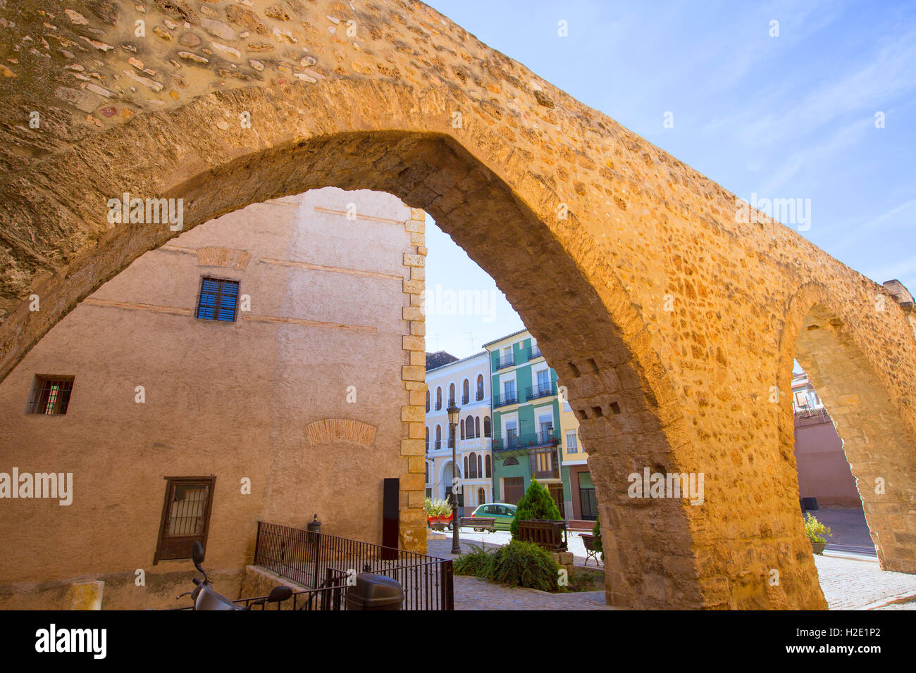 Segorbe Castellon Torre del Verdugo mittelalterlichen Muralla Spanien Stockfoto
