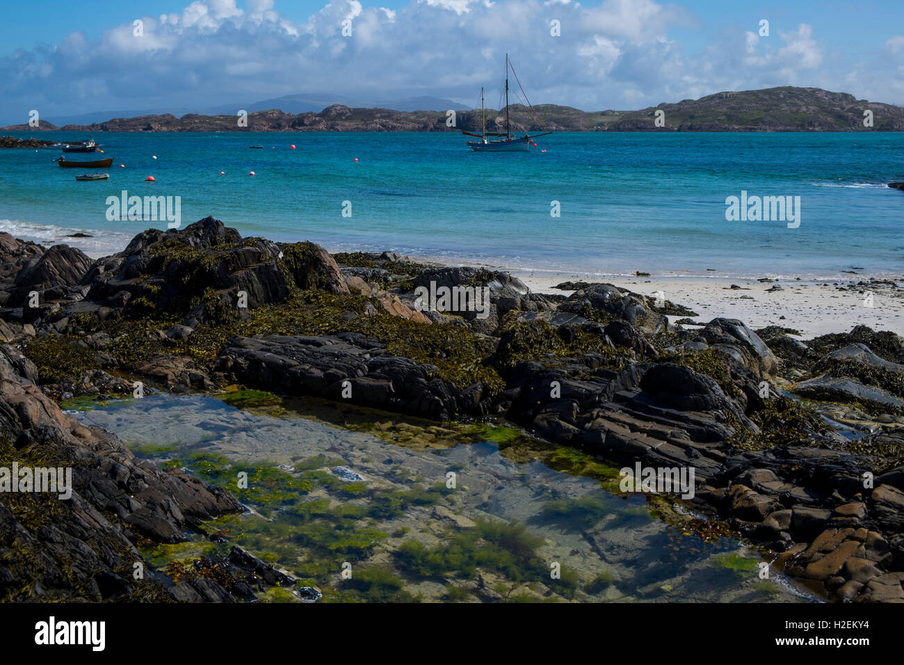 Fionnphort, Isle of Iona, Isle of Mull, Argyle, westlichen Schottland, Vereinigtes Königreich Stockfoto