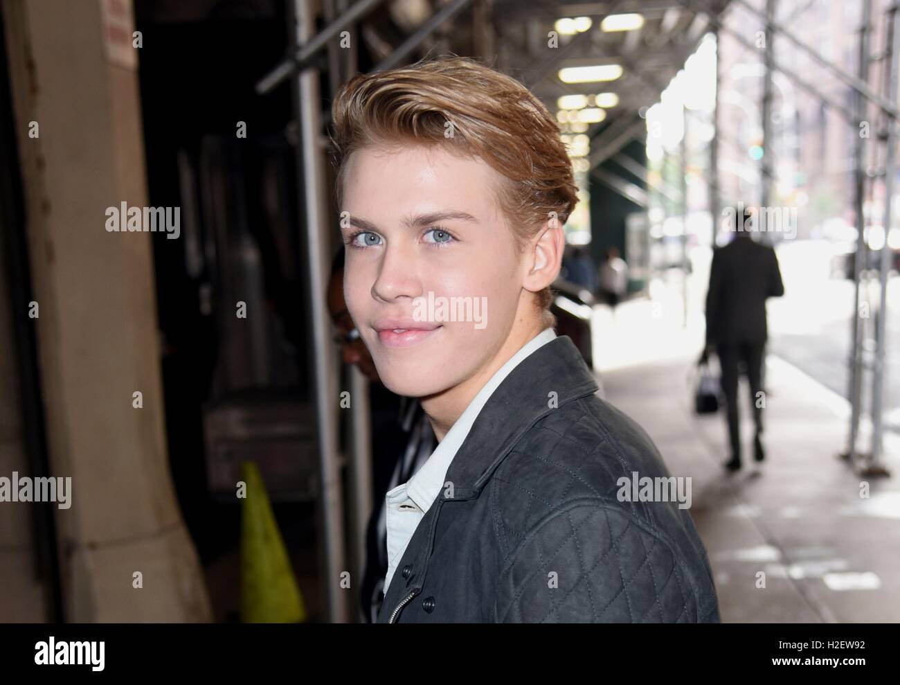 New York, NY, USA. 27. Sep, 2016. Aidan Alexander unterwegs für Promi-Schnappschüsse - di, New York, NY 27. September 2016. © Derek Sturm/Everett Collection/Alamy Live-Nachrichten Stockfoto