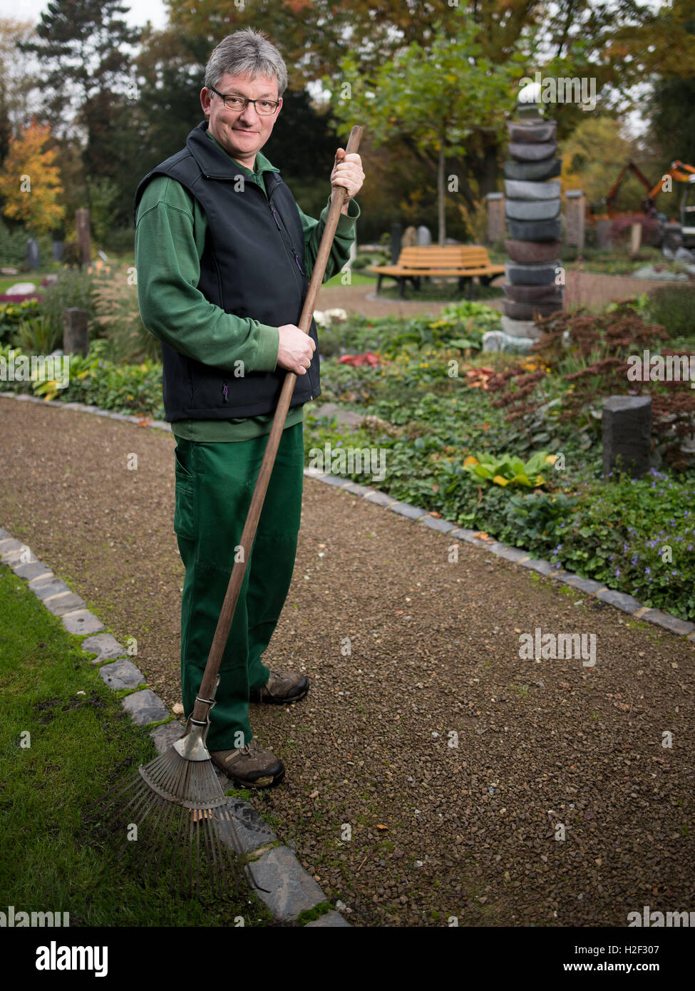Düsseldorf, Deutschland. 27. Oktober 2016. Friedhof Gärtner Alfred