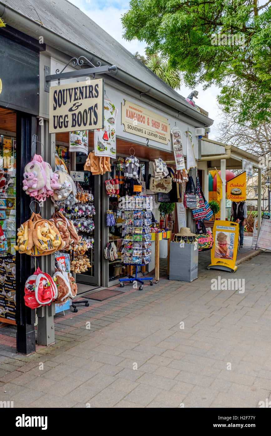 Ein Souvenir-Shop in Hahndorf, in South Australia malerischen Adelaide Hills. Stockfoto