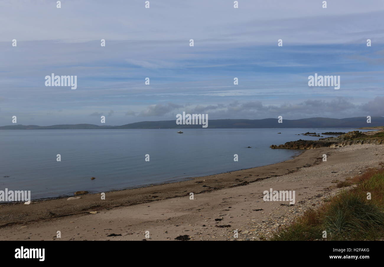 Strand Drumadoon Bay in der Nähe von Blackwaterfoot Isle of Arran Schottland September 2016 Stockfoto