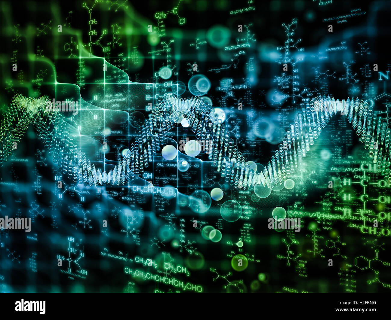 Chmistry des Lebens Stockfoto