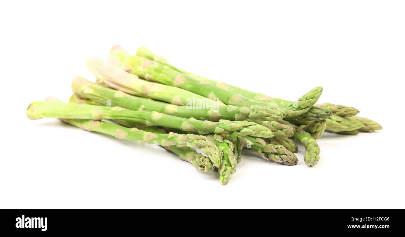 Frischer Spargel. Stockfoto