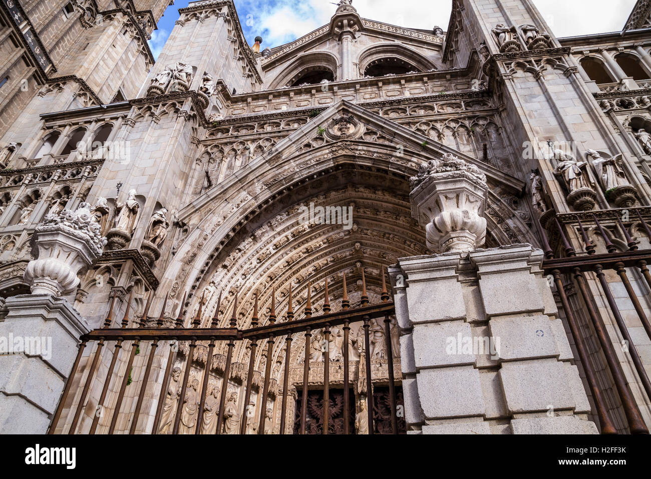Tourism.Cathedral von Toledo, Kaiserstadt. Spanien Stockfoto