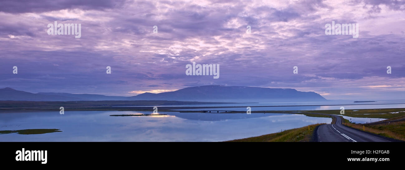 Isländische Landschaft. Stockfoto