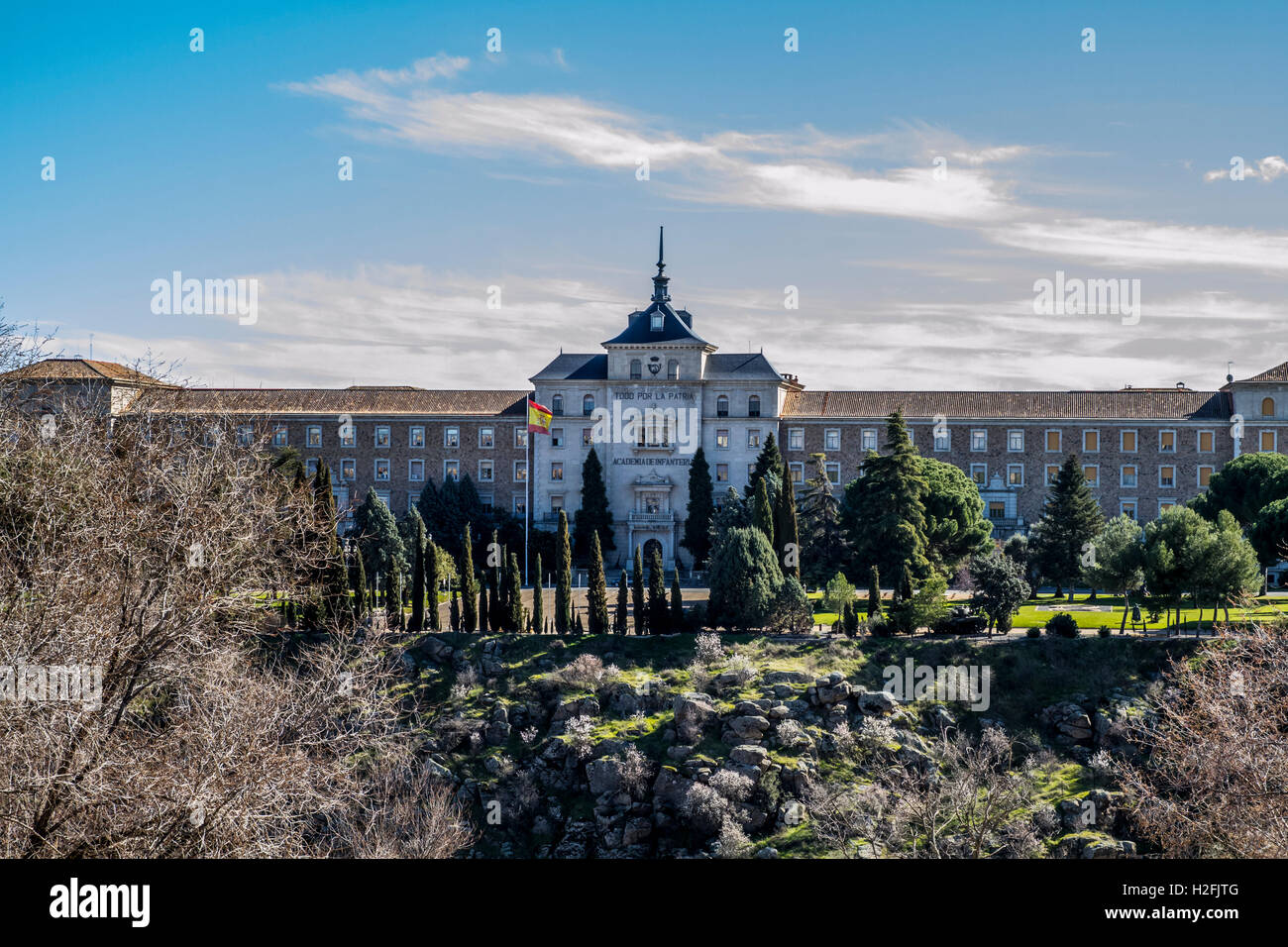 Militärschule in Toledo, in der Nähe der Stadt Stockfoto