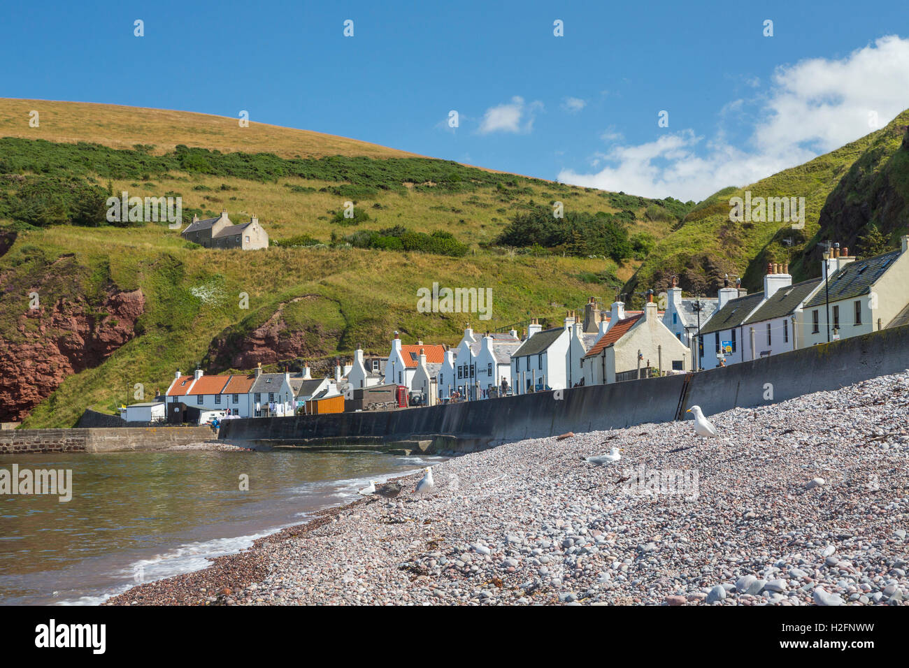 Pennan Local Hero Dorf Stockfoto