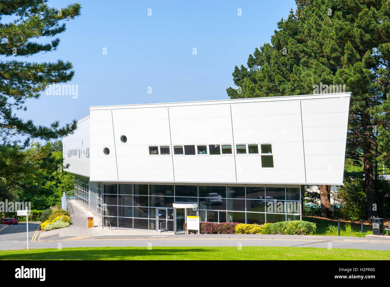 Visualisierung-Zentrum im Rahmen der Aberystwyth University Wales UK Stockfoto