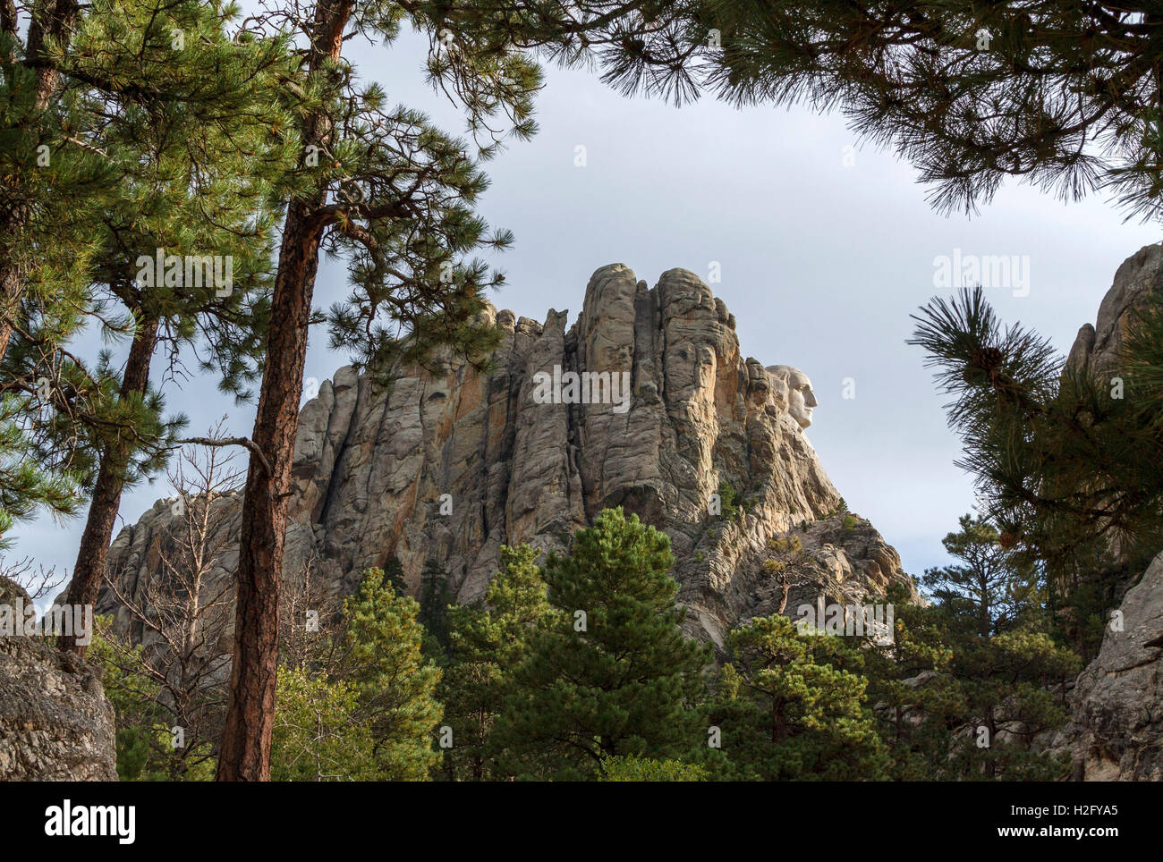 Mount Rushmore National Memorial, South Dakota Stockfoto