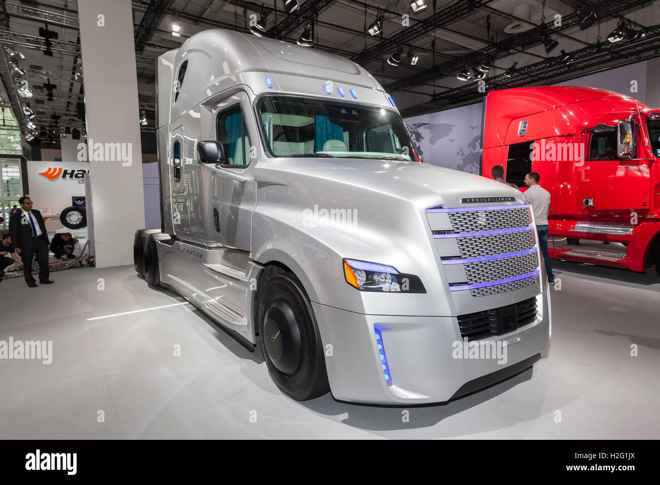 Freightliner Inspiration - autonomen Lkw auf der IAA-2016 Stockfoto