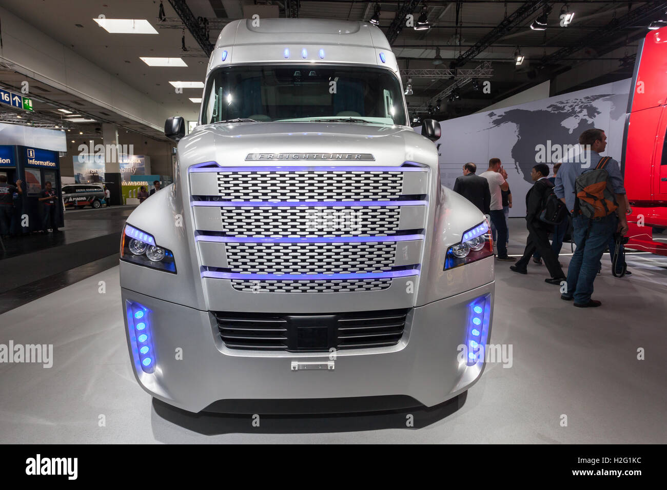 Freightliner Inspiration - autonomen Lkw auf der IAA-2016 Stockfoto
