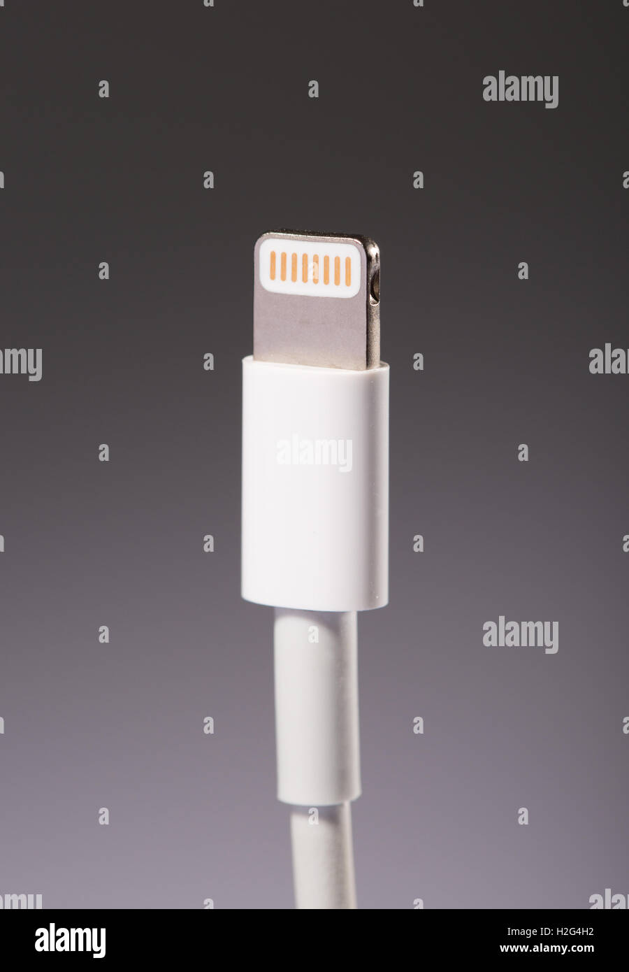 Apple-Lightning-Kabel Stockfoto