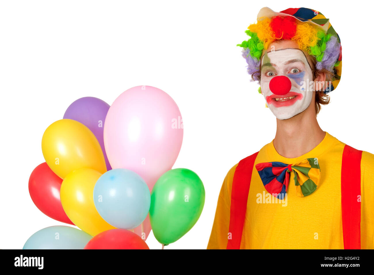 Der Clown Mit Luftballons Stockfotos und -bilder Kaufen - Alamy