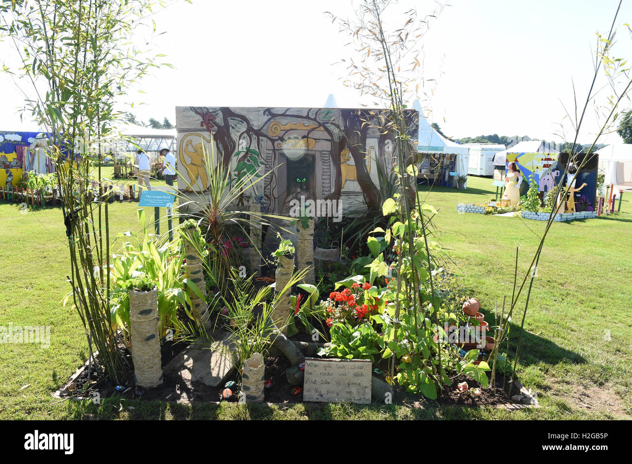 Verfügen über Gärten und allgemeine Ansichten bei RHS Flower Show Tatton Park Featuring: Atmosphäre wo: Manchester, Vereinigtes Königreich bei: 19. Juli 2016 Stockfoto