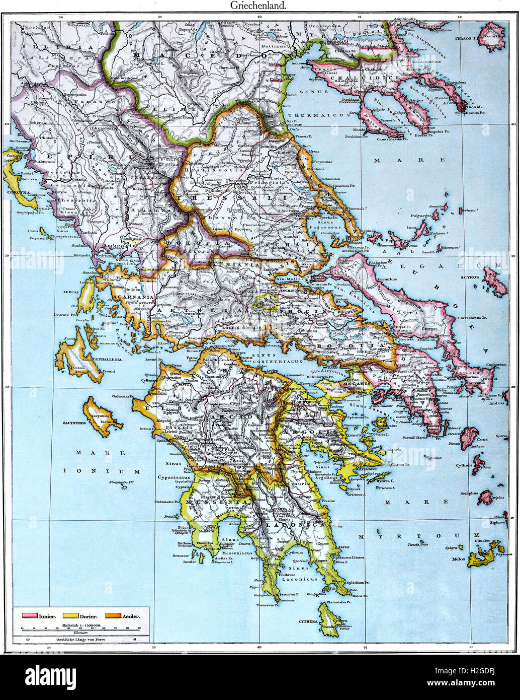 Antike griechenland karte Fotos und Bildmaterial in hoher Auflösung Alamy