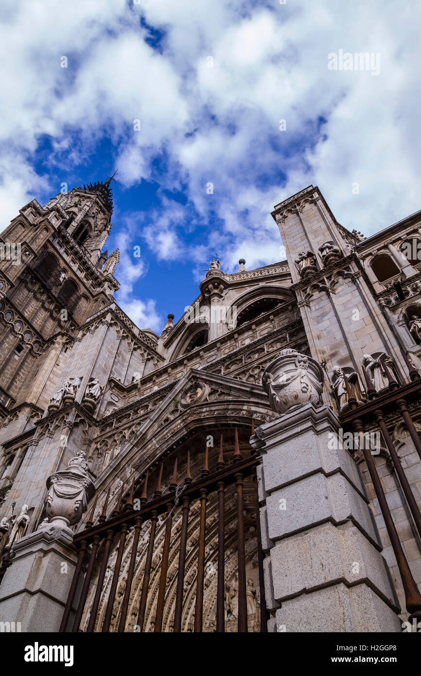 Tourismus und Reisen. Kathedrale von Toledo, Kaiserstadt. Spanien Stockfoto