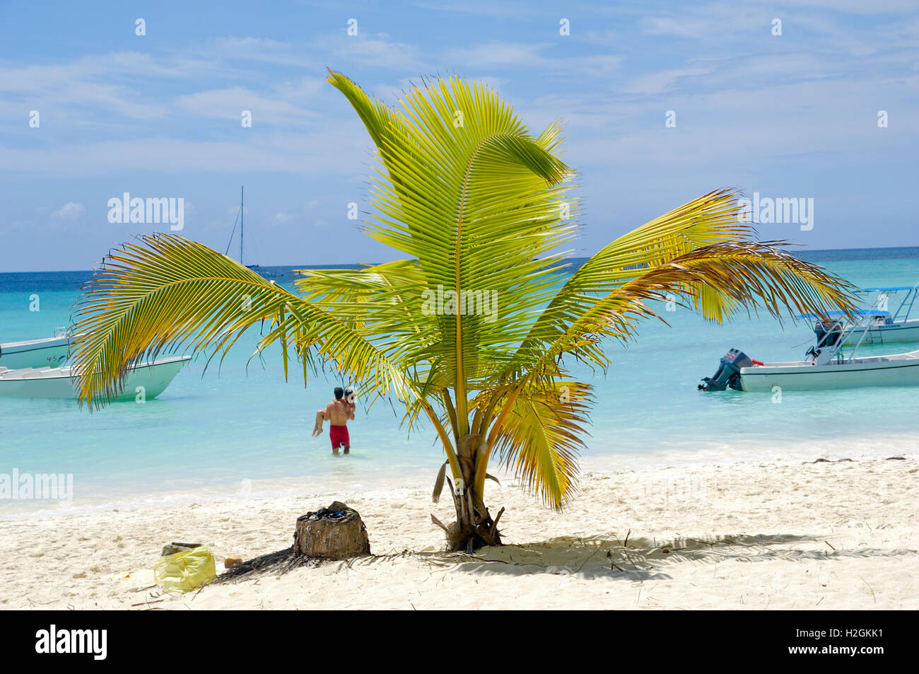 Paradiesstrand Stockfoto