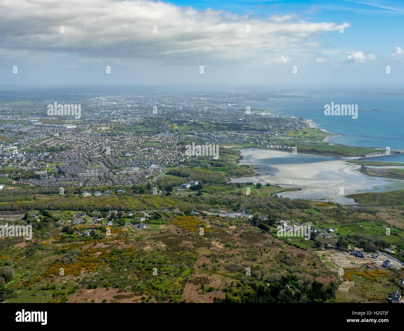 Rusheen Bay, Galway, County Clare, Irland Stockfoto