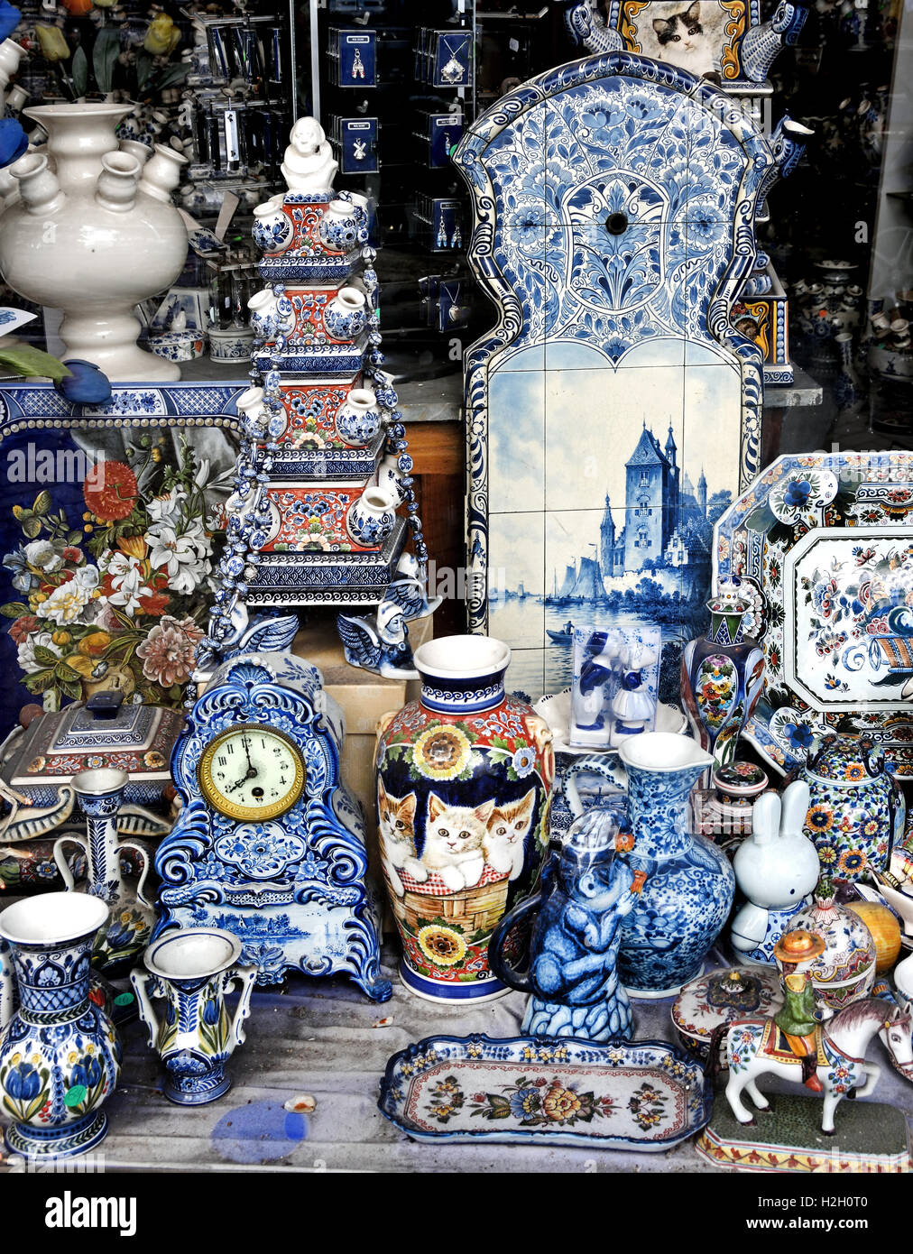 Jorrit Heinen königliche Delfter Prinsengracht Jordaan Amsterdam Niederlande Stockfoto