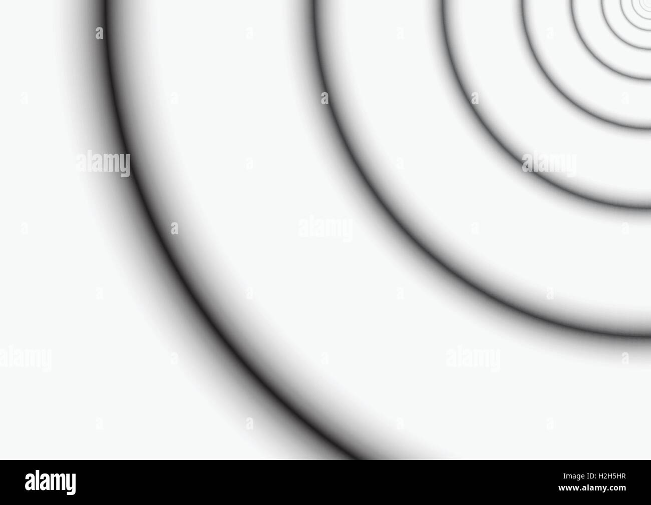 [EPS10] Hintergrund - Fibonacci Kreise - schwarz / weiß monochromen Graustufen - Nuten Konzept - Vektor-illustration Stock Vektor