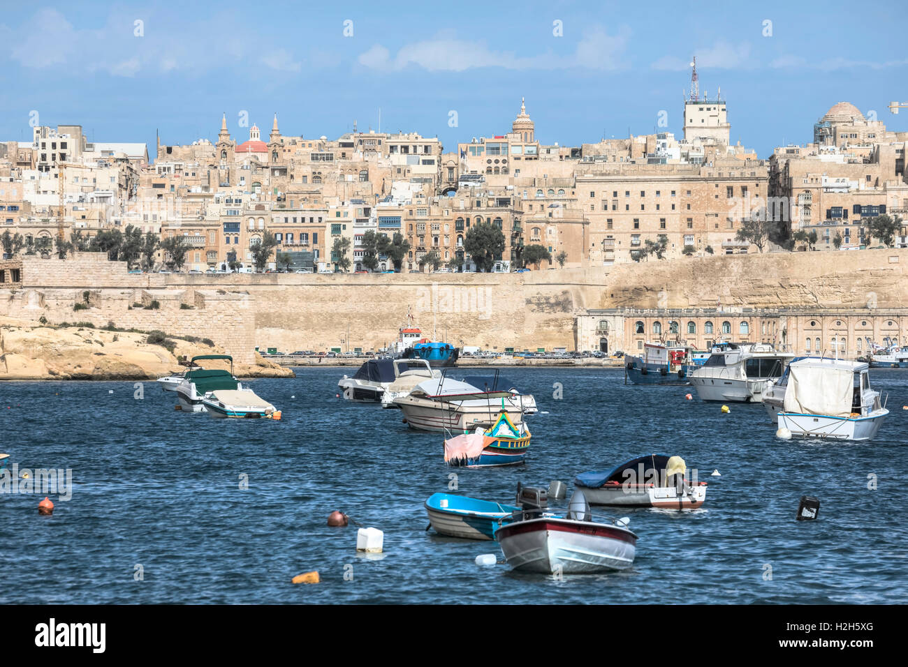 Drei Städte, Valletta, Malta Stockfoto