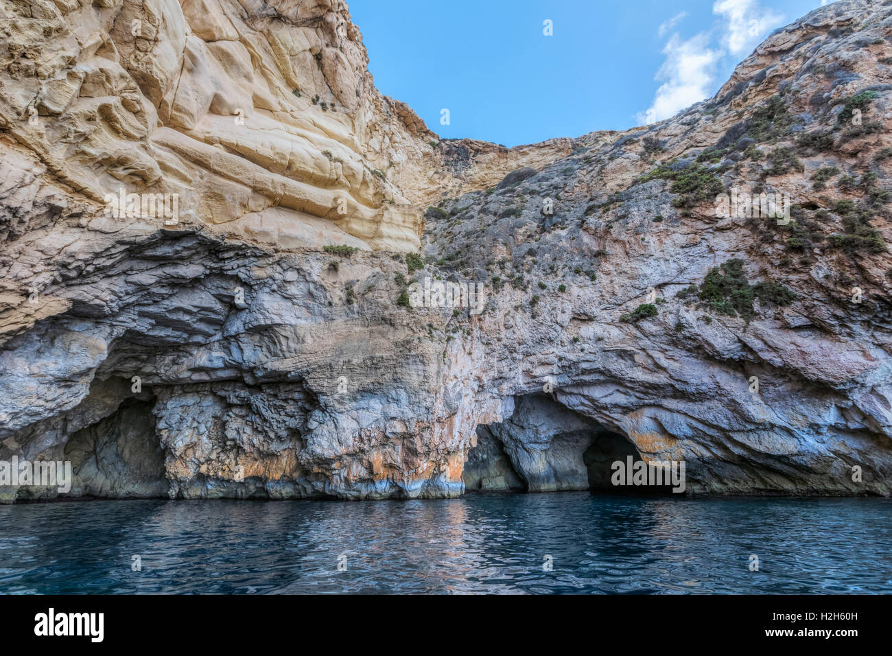 Blaue Grotte, Wied Iz-Zurrieq, Qrendi, Malta Stockfoto
