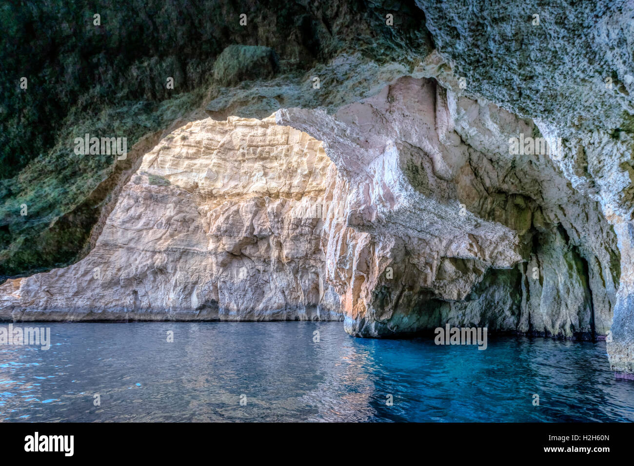 Blaue Grotte, Wied Iz-Zurrieq, Qrendi, Malta Stockfoto