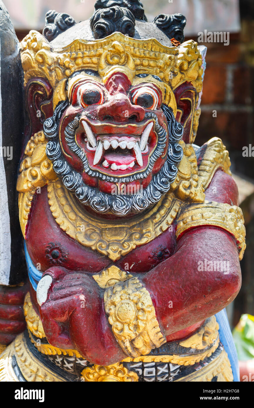 Religiöse Bild auf der Straße. Kuta. Bali, Indonesien, Asien. Stockfoto