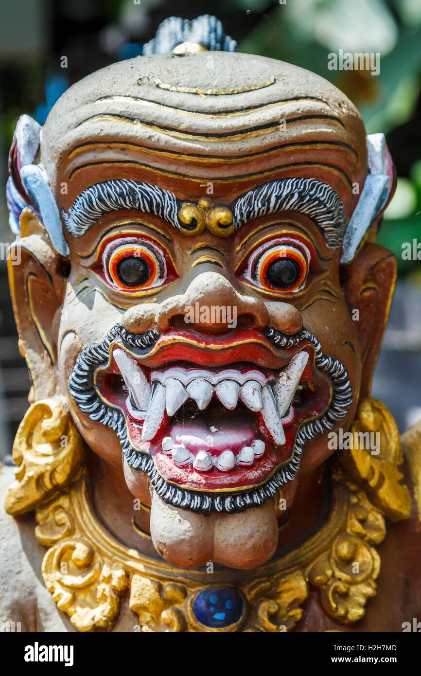 Religiöse Bild auf der Straße. Kuta. Bali, Indonesien, Asien. Stockfoto