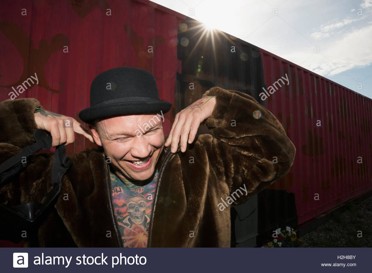der mann mit dem hut