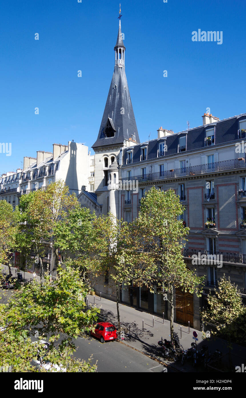 Paris Frankreich Promenade Plantée, Garten am Viadukt Stockfoto