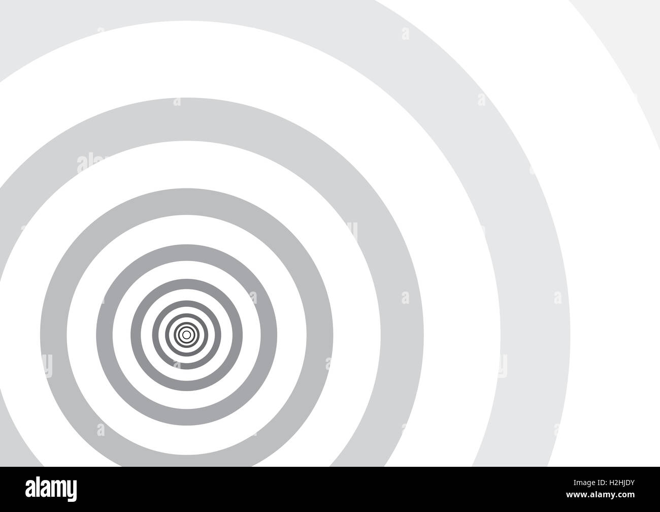 [JPEG] Hintergrund - Kreise Fibonacci - schwarz / weiß monochromen Graustufen - Darstellung Stockfoto