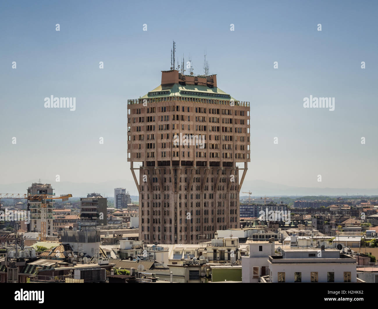Torre Velasca in Mailand in Italien Stockfoto