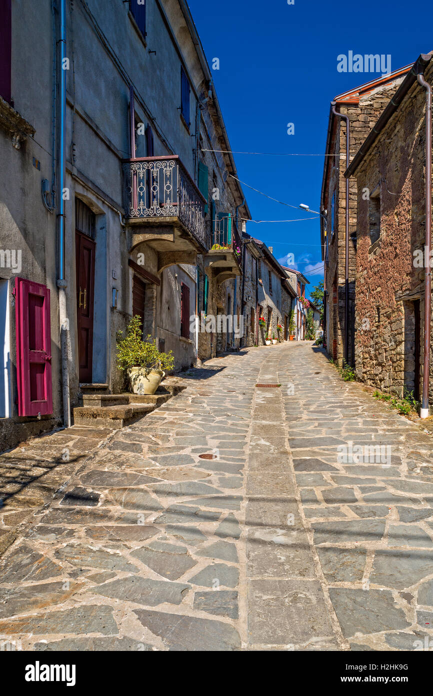 Italien Emilia Romagna Francigena Weg - Castellonchio - Dorf Stockfoto