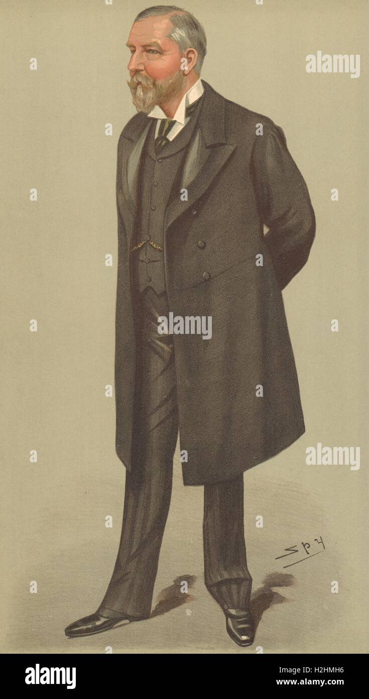 VANITY FAIR SPION CARTOON. Alfred Cooper FRCS. Prince Of Wales Chirurg. VD. 1897 Stockfoto