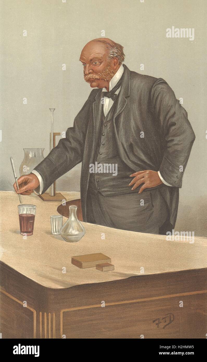 JOHN William Strutt, Lord Rayleigh "Argon". Chemiker 1899 Stockfoto