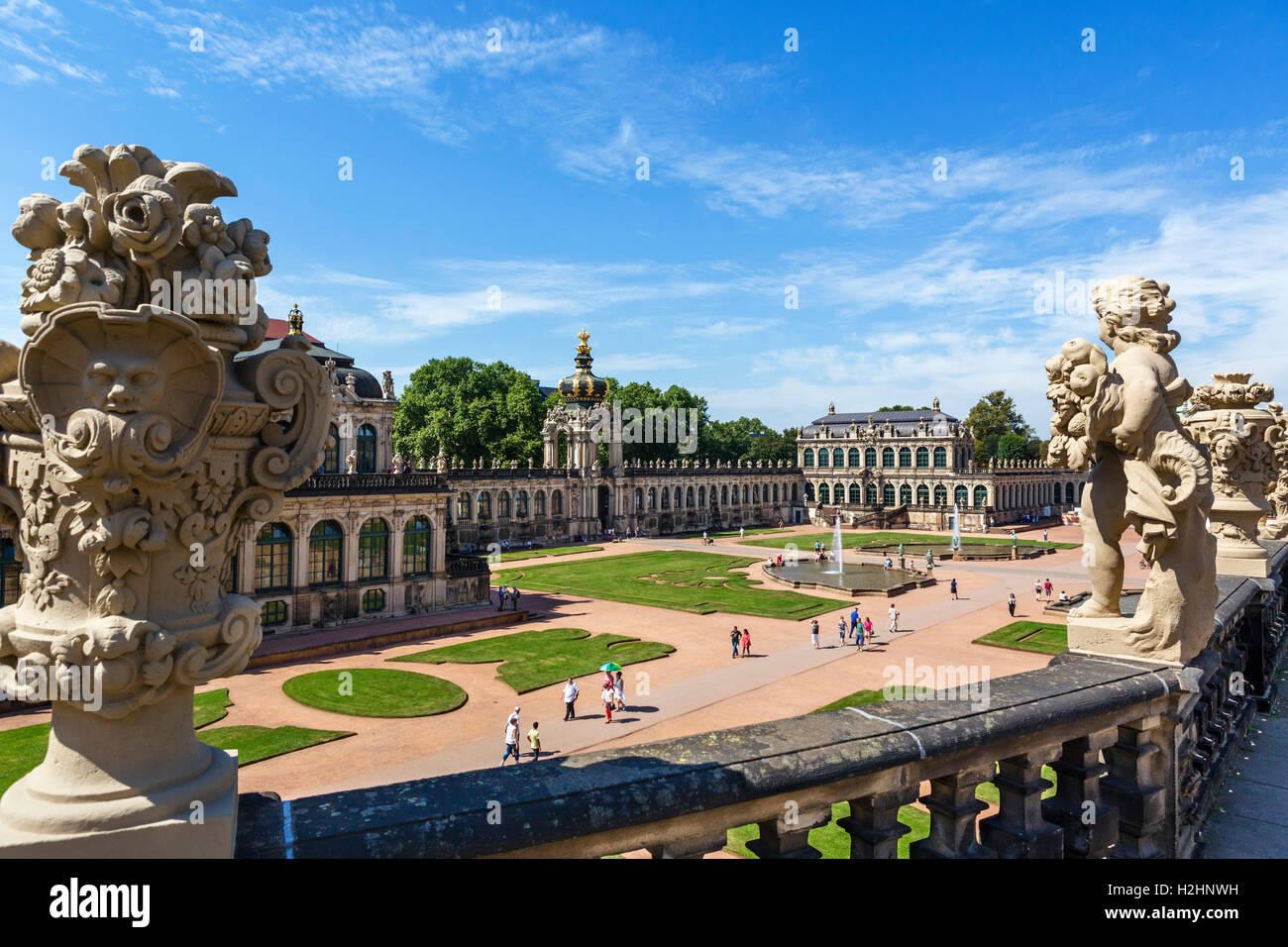 Der Zwinger Palast, Dresden, Sachsen, Deutschland Stockfoto