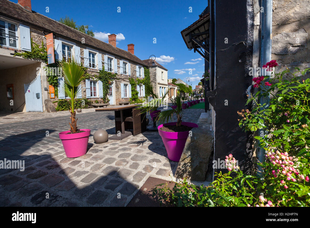 Barbizon Künstler der Stadt in der Nähe von Paris, Frankreich Stockfoto