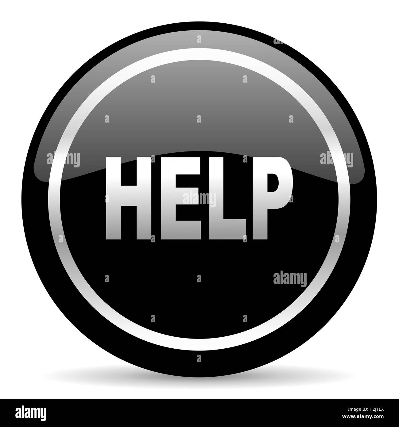 Symbol "Hilfe" Stockfoto