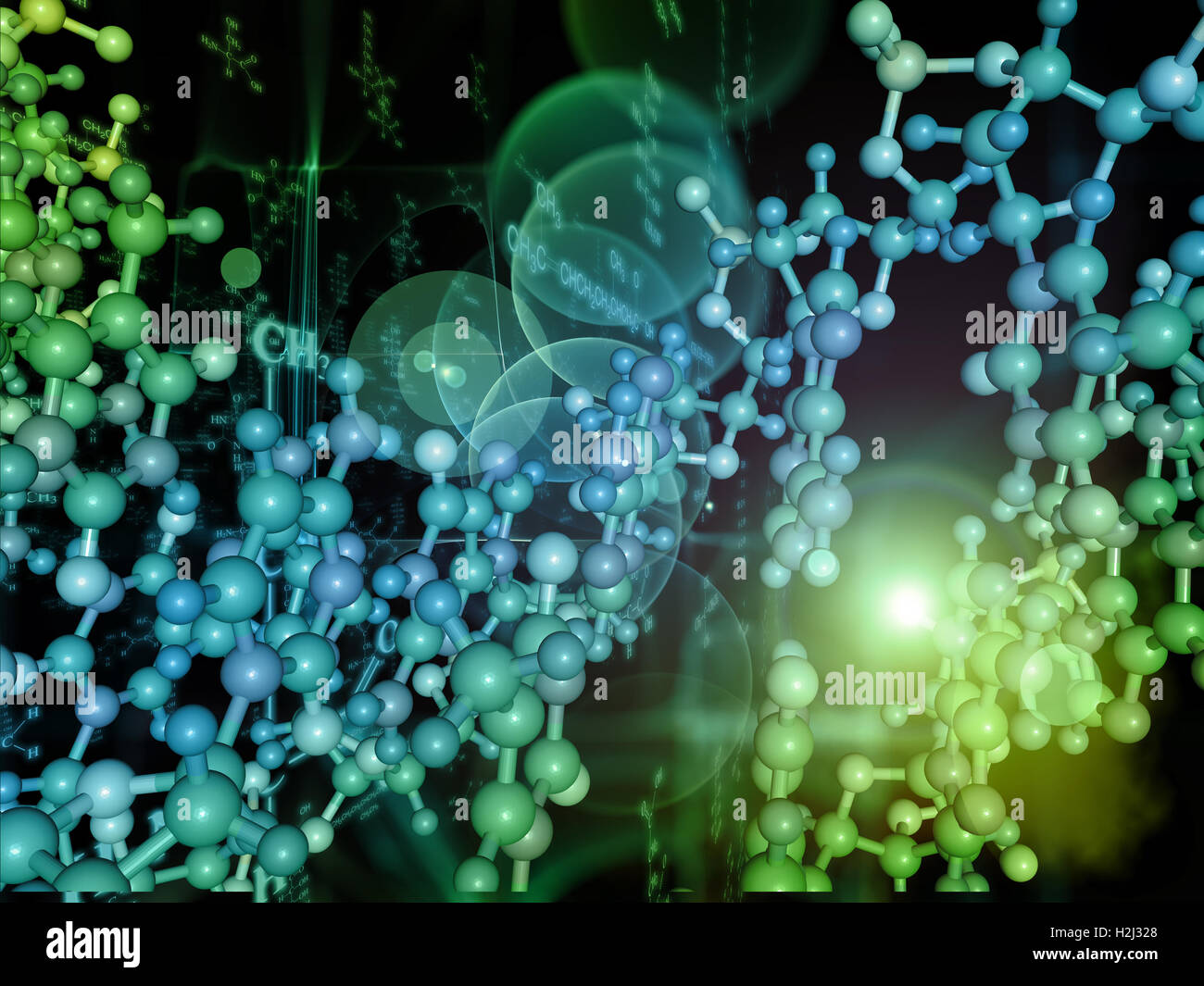 Organische Chemie Stockfoto