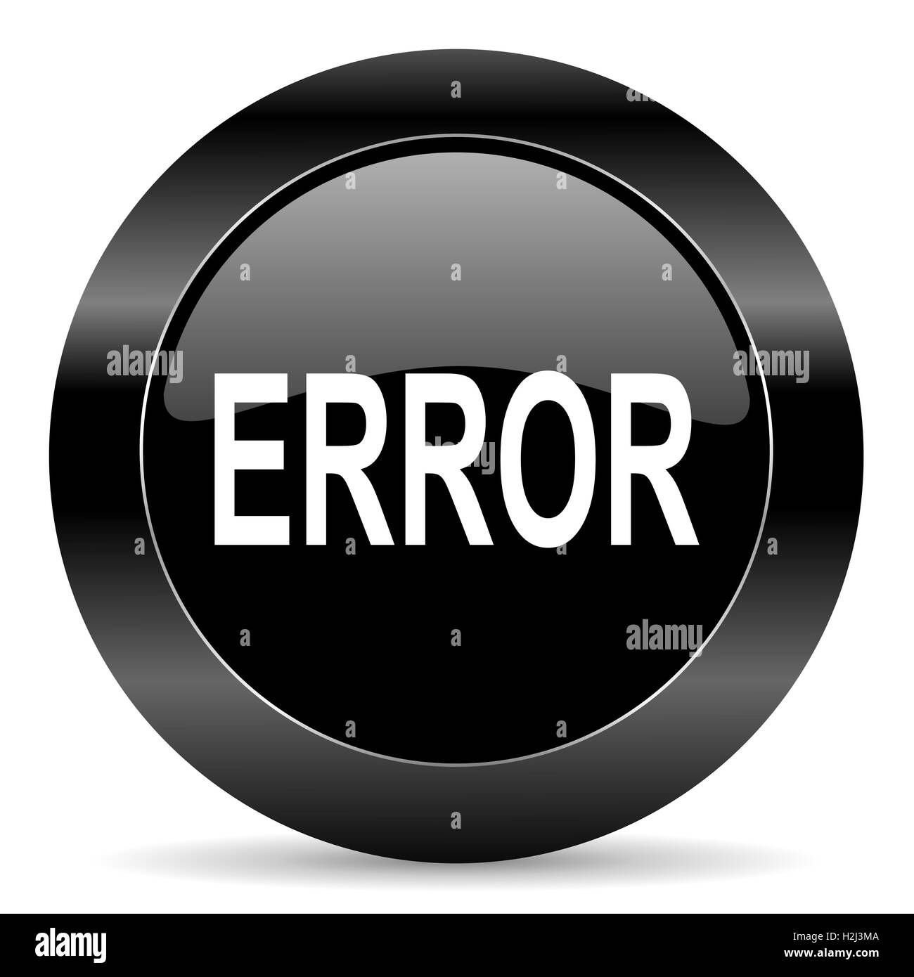 Fehlersymbol Stockfoto