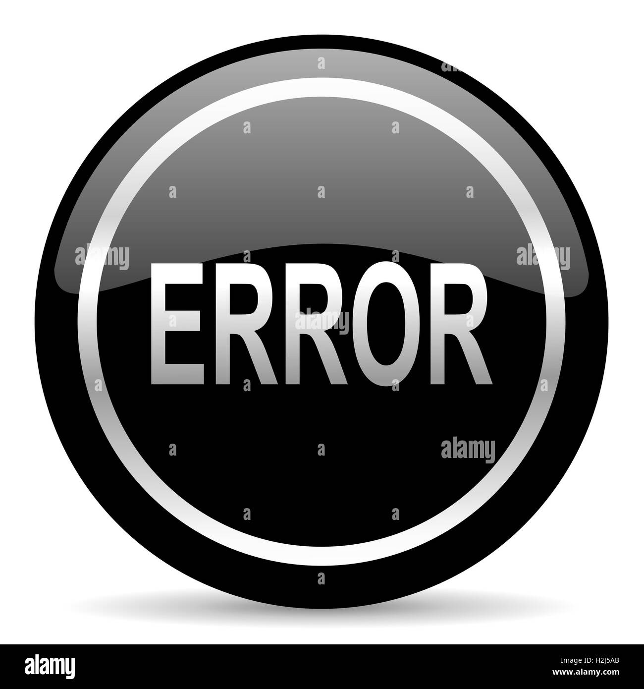 Fehlersymbol Stockfoto