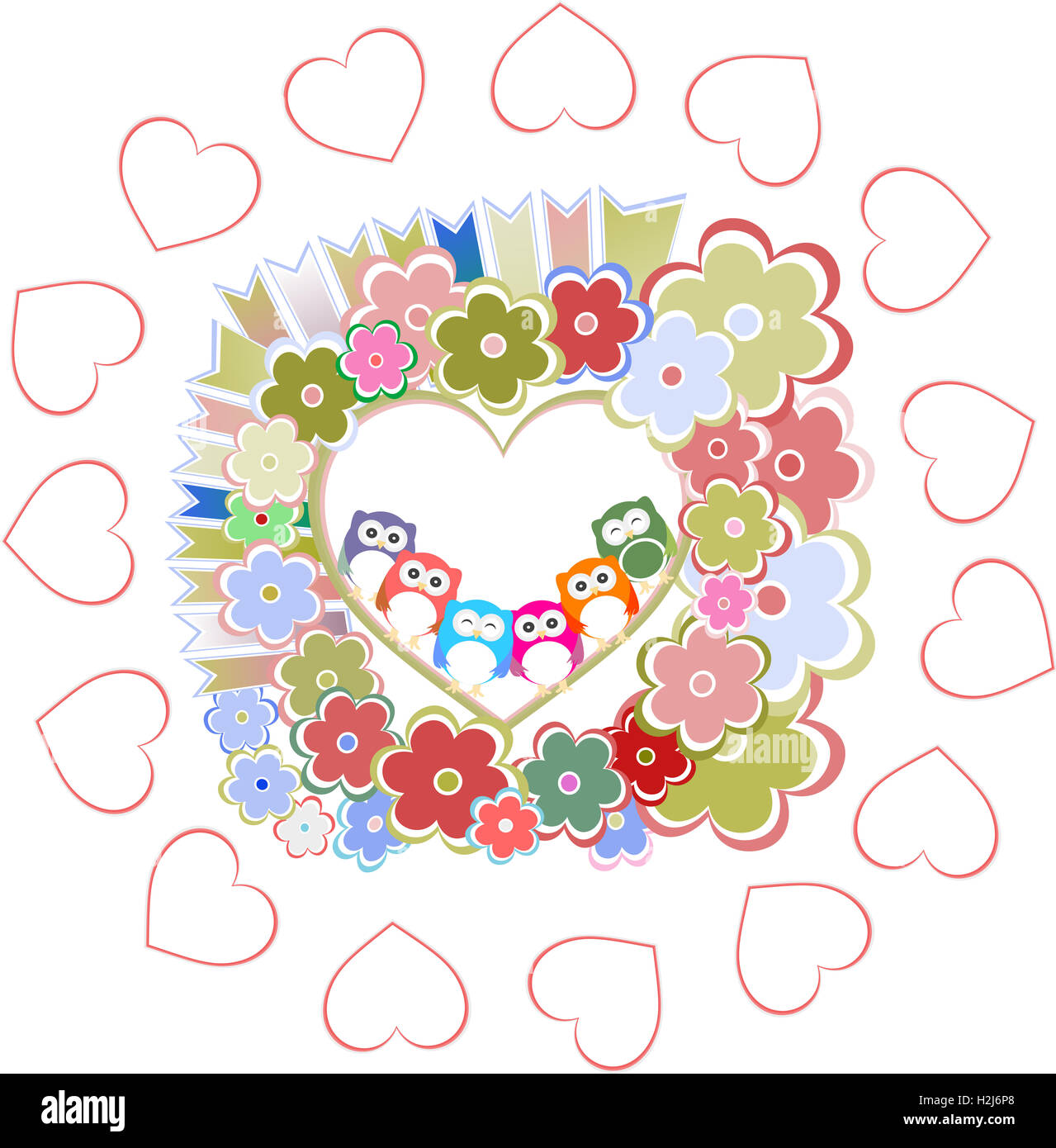 Madchen Die Herzen Zeichnen Stockfotos Und Bilder Kaufen Alamy