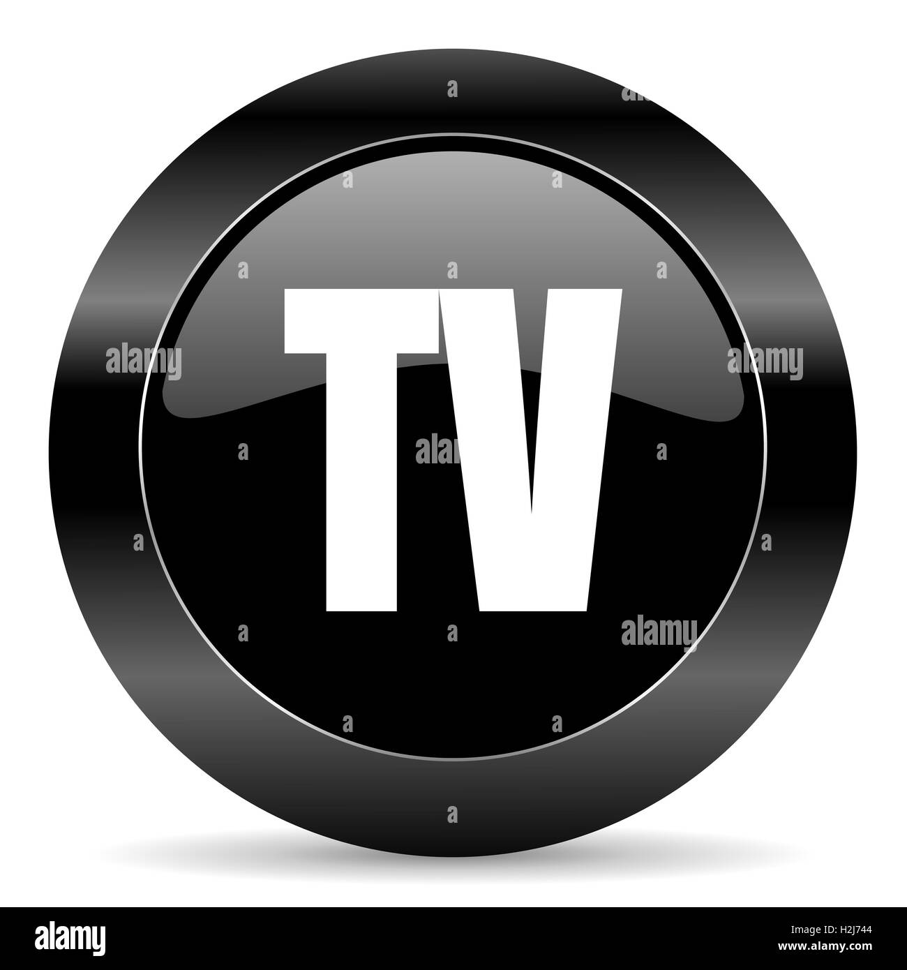 TV-Symbol Stockfoto