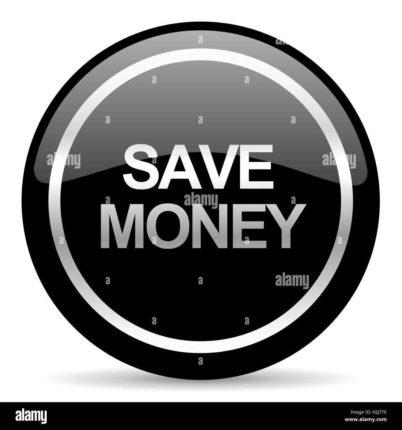 sparen Sie Geld-Symbol Stockfoto