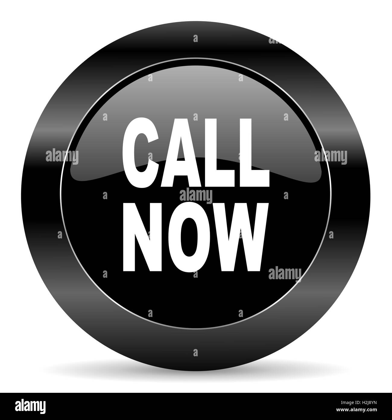 Rufen Sie jetzt an Stockfoto