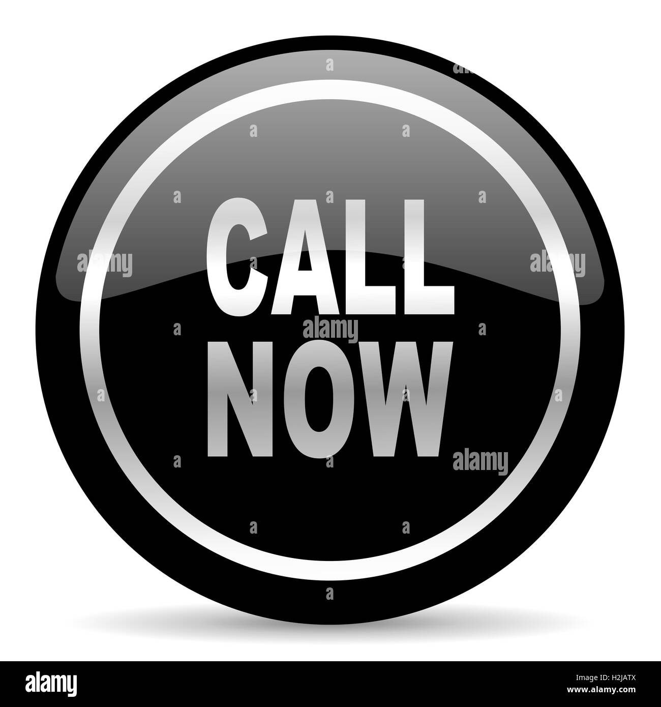 Rufen Sie jetzt an Stockfoto