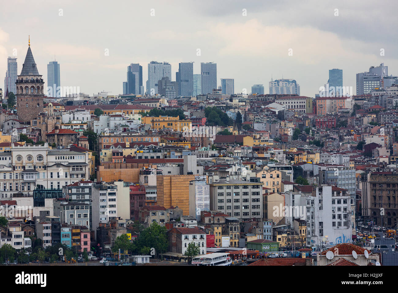 Skyline von Istanbul, Türkei Stockfoto