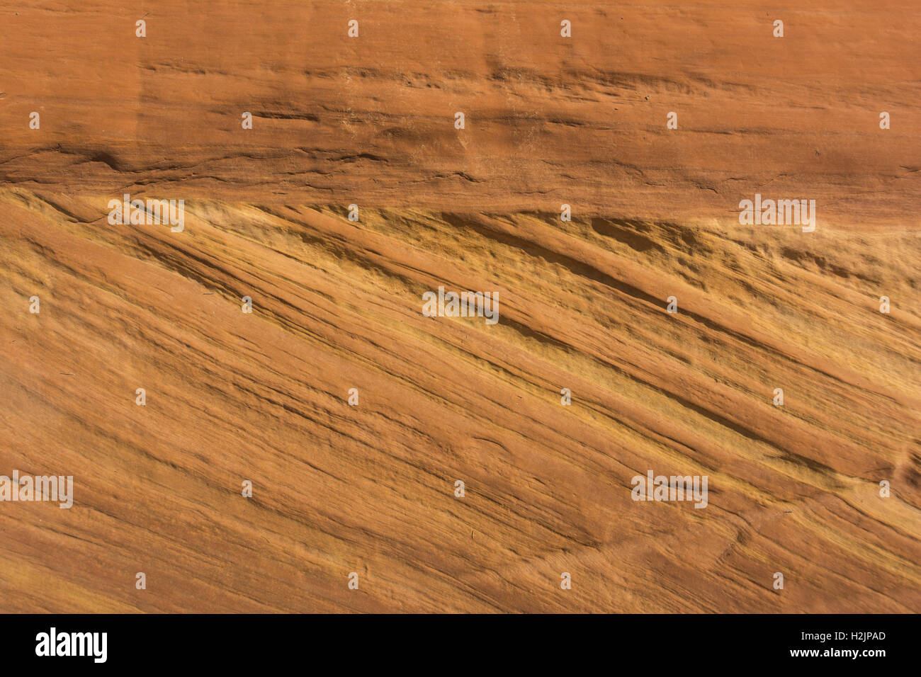 Utah, Capitol Reef National Park, Capitol Gorge, Rock Formation detail Stockfoto